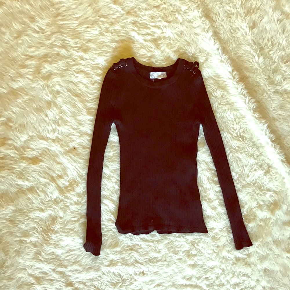 Black Long sleeve Pink Republic stretch material
